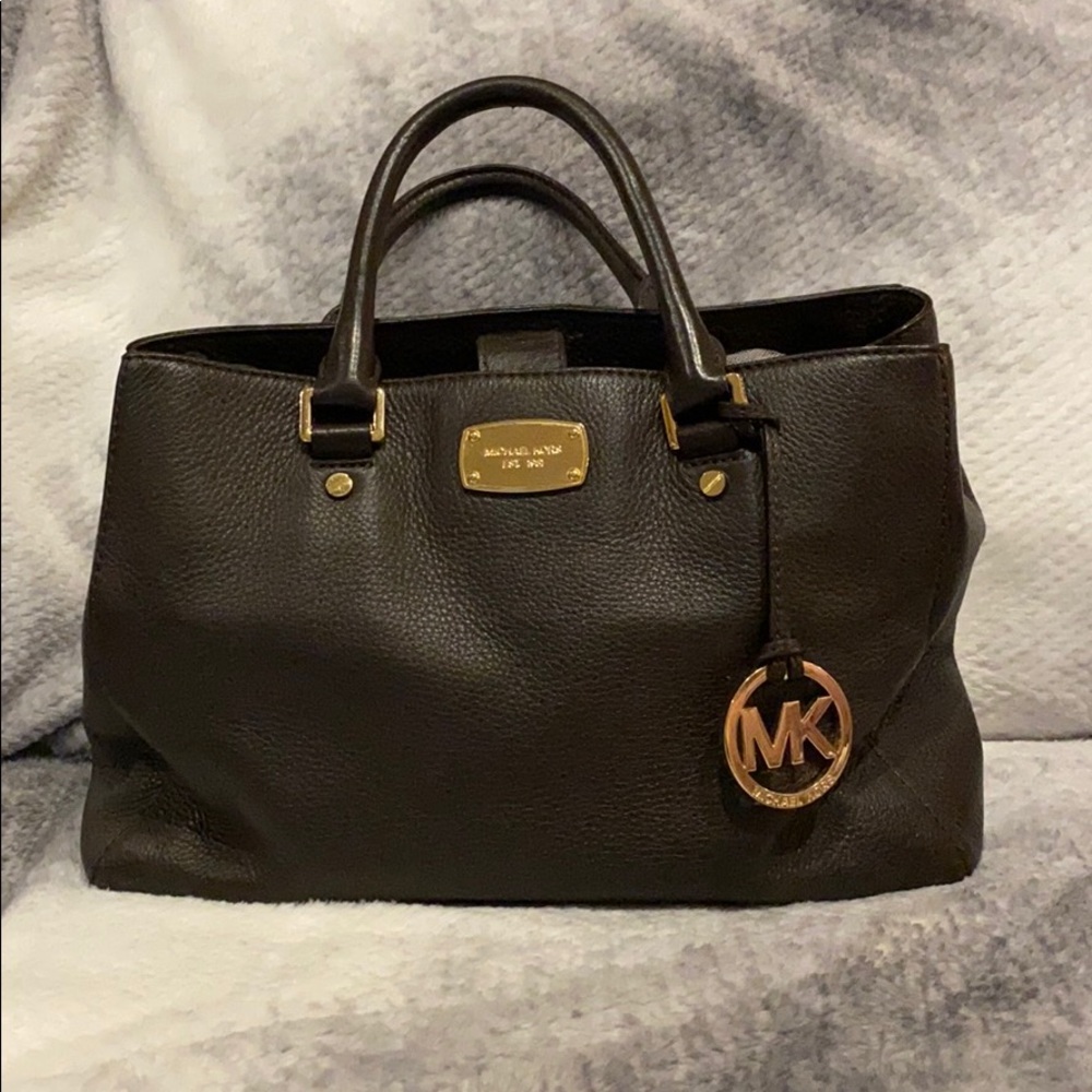 Michael Kors brown leather bag
